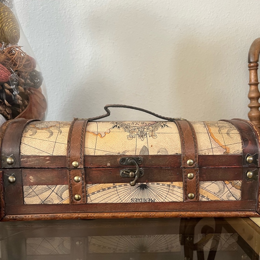 Vintage Style Treasure Chest Box